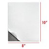 8" x 10" Magnetic Sheets with Adhesive Backing, 10 pcs