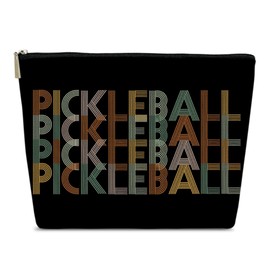 Ythuil Pickleball Gifts for Women Makeup Bag, Gifts for Pickle Ball Lover, Pickleball Favors for Teen Girls Sister Friends Besties, Women Cosmetic Bag for Purse