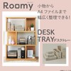 Lihit Lab Roomy Desk Tray A4 Wide Gray A793-27