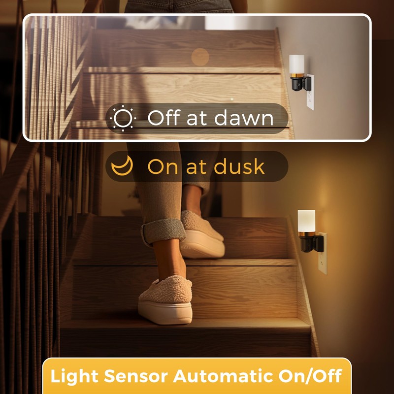 L LOHAS LED Night Light, 2 Pack Night Lights Plug