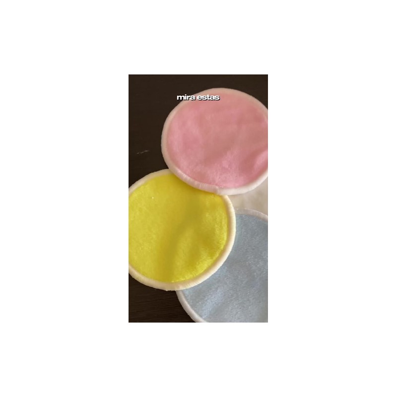 Almohadillas Desmaquillantes Reutilizables Microfibra 4pz F