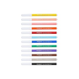Prang Classic Washable Markers, Fine Tip, Assorted Colors, 96/Carton (80796)