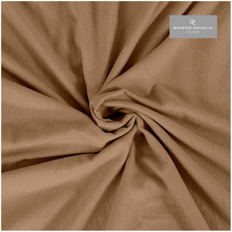 GC GAVENO CAVAILIA Easy Care Flannel Plain Dyed Duvet Cover,