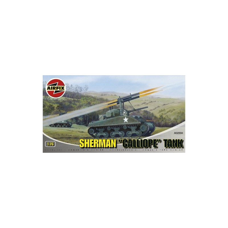 Airfix A02334 Sherman 'Calliope' Tank 1:76 Scale Series 2 Plastic