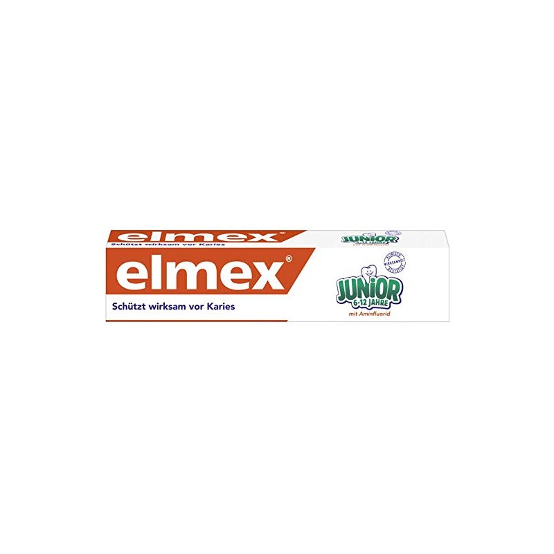 Elmex Toothpaste Junior 6-12 Years Old 3x75ml, 3x2.5oz by Elmex