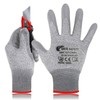 2 Pairs of Cut Resistant Gloves, Level 5, Comfortable 3D