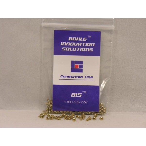 Bohle Innovation Solutions 100 BRASS PLATED #2-1/4" PAN HEAD PHILLIPS