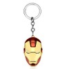 Man of Iron Keyring Metal Super Hero Keychain Mask Comics