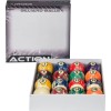 Action White Swirl Marble Pool Ball Set - BBWM