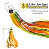 5pcs Saltwater Trolling Lures Set 6in/9in Big Game Octopus Squid