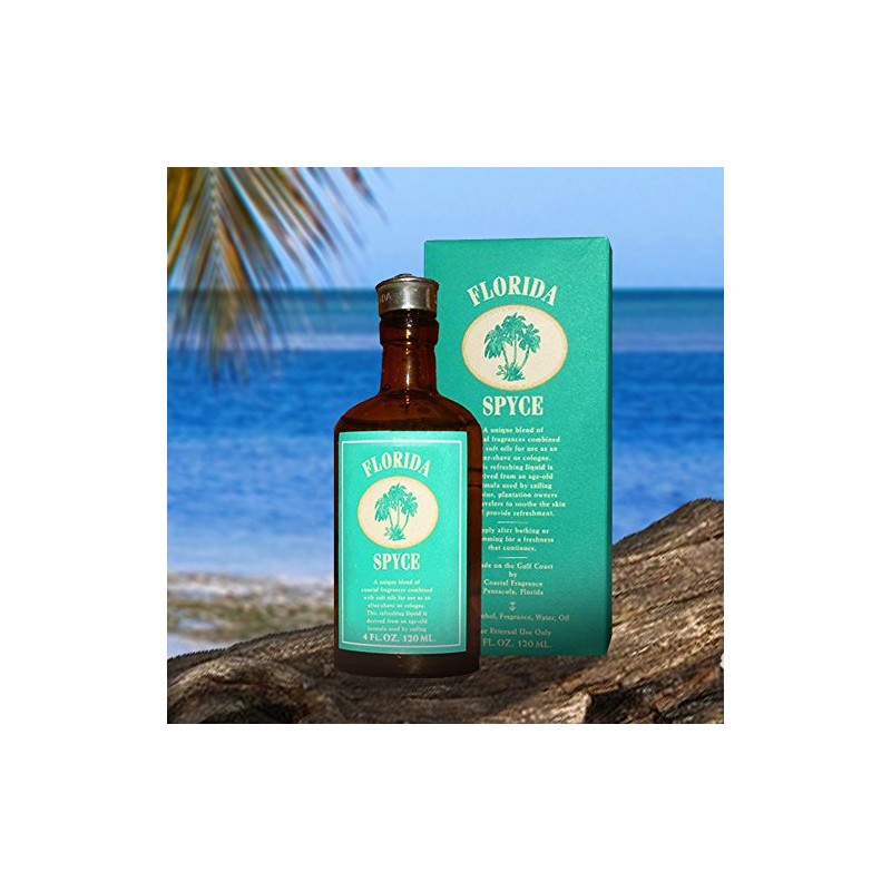 EZBASICS Coastal Fragrance 4 oz Florida Spice Cologne Aftershave c