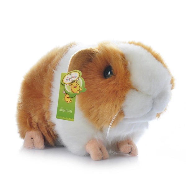 Cuddly Big Soft Toys Emulation Yellow Guinea Pigs Doll 7"