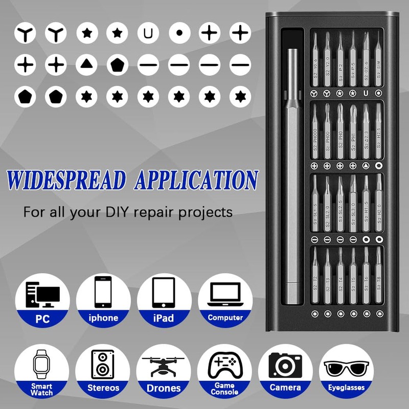 24 in One Screwdriver Set,Precision Screwdriver Set,Mini Screwdriver Set,Micro Screwdrivers