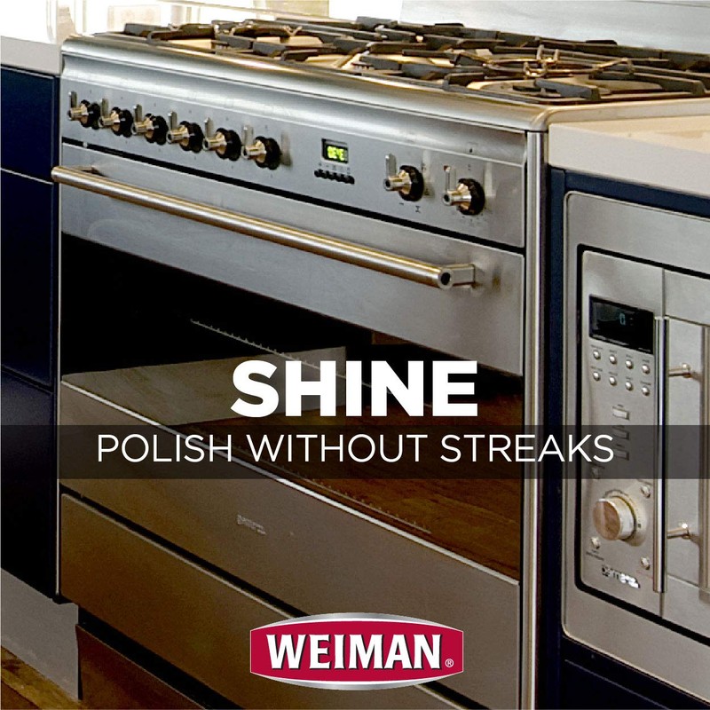 Weiman Stainless Steel Cleaner and Polish Trigger Spray - Protects