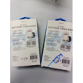 vivitar Set of 2 - Vivitar Activity Action Fitness Tracker Black for IOS & Android!