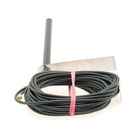 Alda PQ Wall Mount Antenna for 4G (LTE), 3G (UMTS), 2G (GSM), with SMA/M Plug and 5m Cable, 2.2dBi Gain - Black