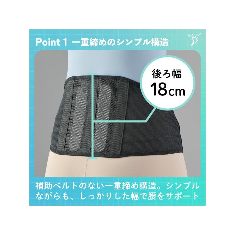 【公式】 腰 サポーター スリムソフト104 bonbone ダイヤ工業 コルセット 腰椎 固定 サポート
