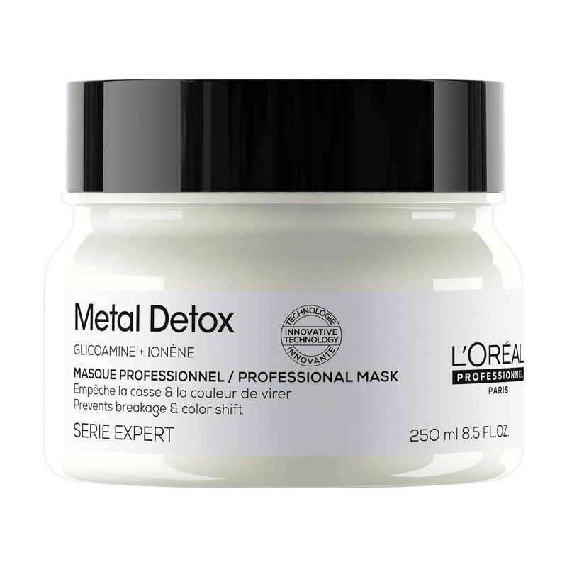 LOral Professionnel Metal Detox Mascarilla Capilar Anti-Metales, Cabello ms Suave