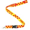 Fire Service Battenberg Fighter Cosplay Lanyard