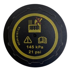YUESHAN Coolant Reservoir Cap Compatible with Ford F250 F350 F450 F550 (2015-2019) 145KPa(21psi) OE#HC34-8101-CA