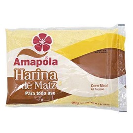 Amapola All Purpose Corn Meal (Harina de Maiz) by Molinos de Puerto Rico - 16 oz pack (1 LB)