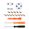 eXtremeRate Purple Replacement Full Set Buttons for Gameboy Color GBC