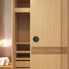 uxcell 2PCS Round Shower Glass Sliding Door Handles, 0.2" Aluminum