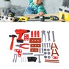 42pcs Kids Simulation Repair Tool Set Hammer Wrench Electric Drill