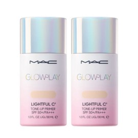 vein Mac Glowplay Lightful C Tone-up Primer 30ml x 2 Rose Tone-up Base / 맥 글로우플레이 라이트풀 C 톤업 프라이머 30ml x 2개 로즈 톤업 베이스