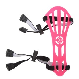 Archery Arm Guard Adjustable Ergonomic Lightweight PP Arm Protector for Recurve Compound Bow Pink