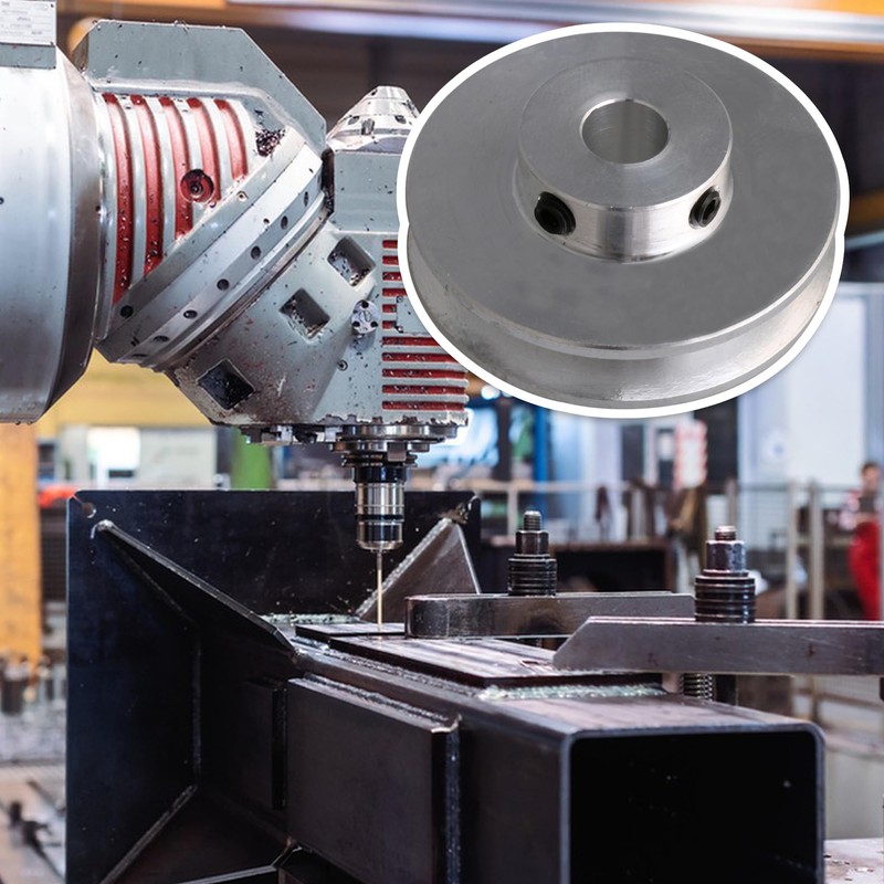 RDEXP Aluminum Alloy Pulley 41mm x 8mm Engine 3-5mm Round