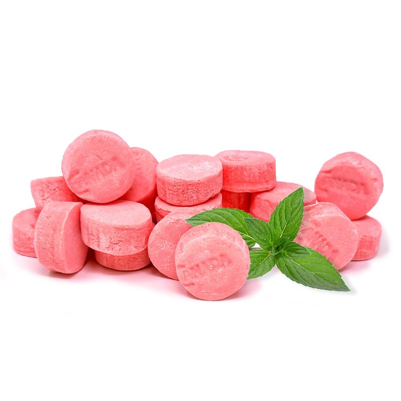 SweetGourmet Pink Wintergreen Lozenges, 3 Pound Bulk Bag, Canada Mints