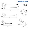 Hivio Pegboard Hooks 100 Pcs, Heavy Duty Peg Board Hooks,