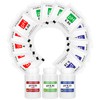 CIZTADA 15 Pack pH Calibration Buffer Powder with 3 Bottles,