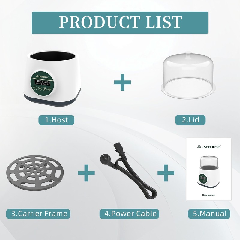 LABHOUSE WB-2 Digital Water Bath Stainless Steel liner & Black