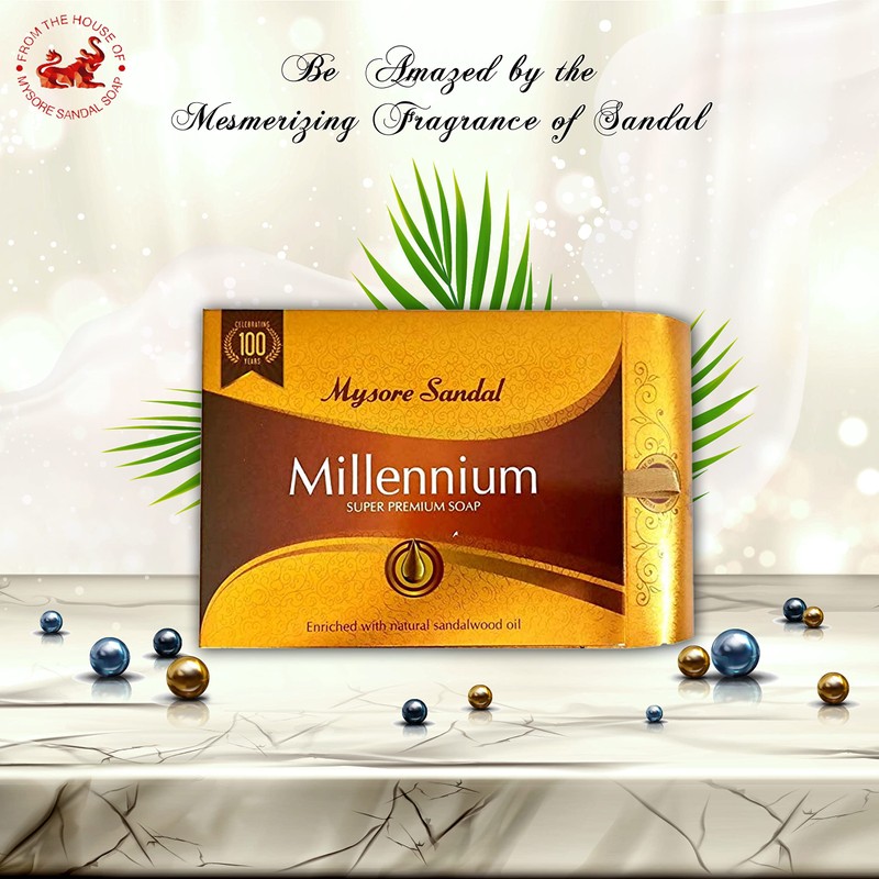 Mysore Sandal Millennium Sandalwood Soap 150g