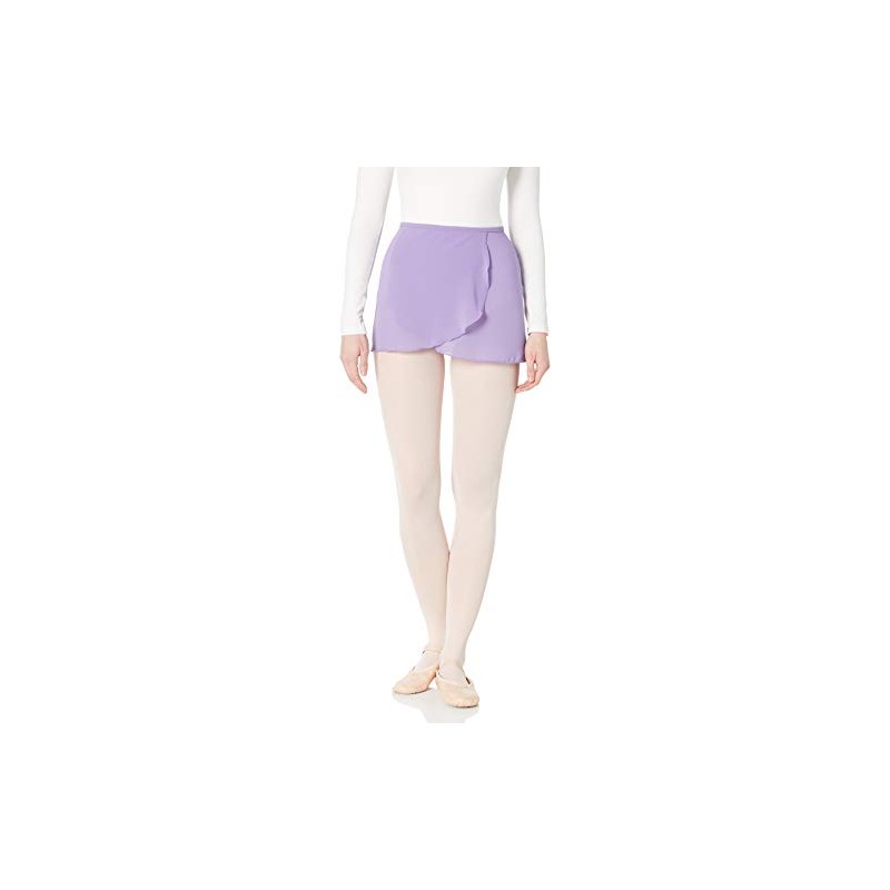 Bloch Dance Women's Vera Georgette Ballet wrap Skirt Lavender