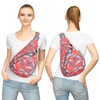 ZOMAKE Sling Bag,Crossbody Sling Backpack Shoulder Chest Bag for Women