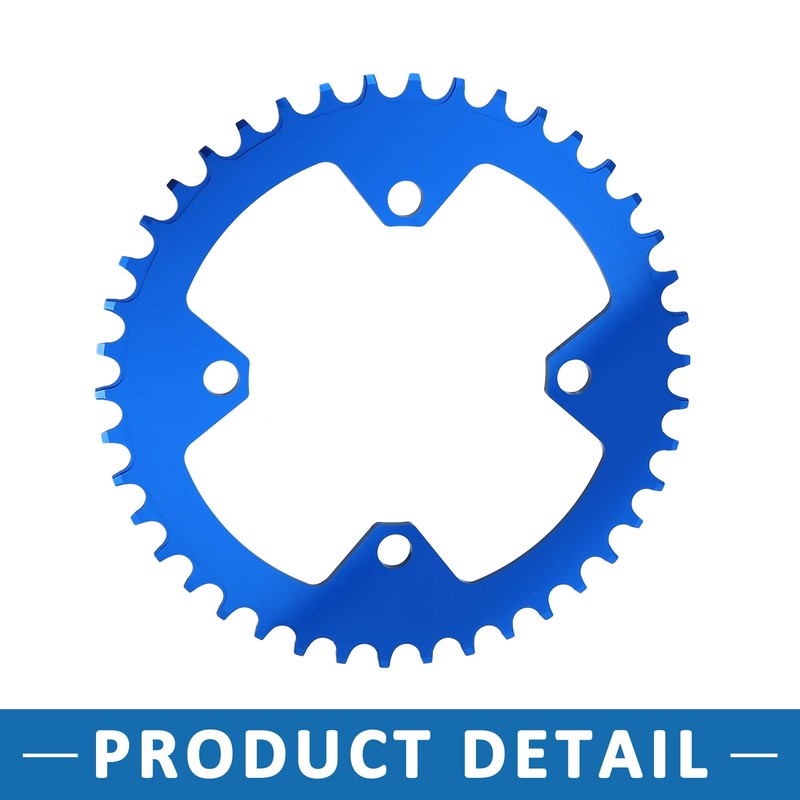 A ABSOPRO 42 Teeth 104mm Bicycle Wide Chainring Crankset Tooth