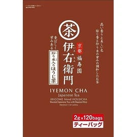 Uji no Tsuyu Iemon Roasted Rice Genmai Hojicha Tea Bags 2g x 120P