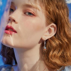 Guitar Earrings Sterling Silver Rock and Roll Earrings Music Jewelry Guitar Gifts for Women