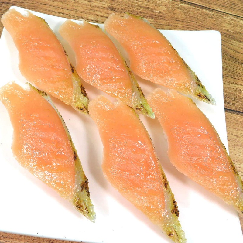 Food Sample Key Chain, Broiled Salmon Nigiri Sushi, 255 OK