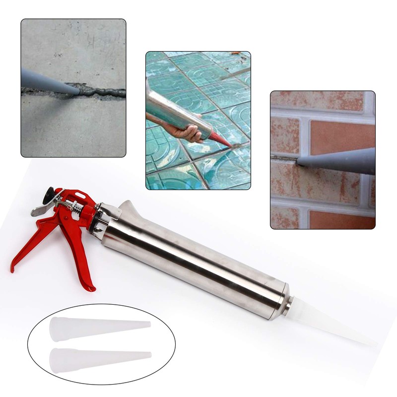 SHZICMY Hand Caulking Guns, Cement Grout Mortar Caulk Pointing Grouting