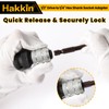 Impact Driver Socket Adapter Hakkin 1/2 Square Drive to 1/4