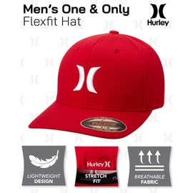 Hurley One & Only - Sombrero para Hombre, Rojo -, Large-X-Large