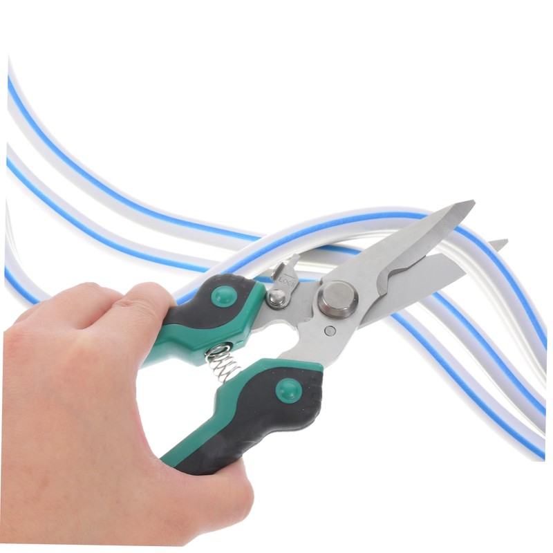 Gadpiparty 1Pc Light Green Electronic Scissors Labor Saving Scissors for