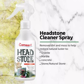 comeast Headstone Cleaner for Graves Cemetery Gravestone Tombstone Cleaner Solution