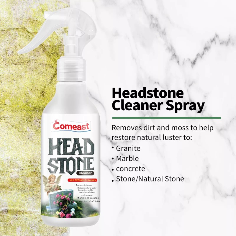 comeast Headstone Cleaner for Graves Cemetery Gravestone Tombstone Cleaner Solution