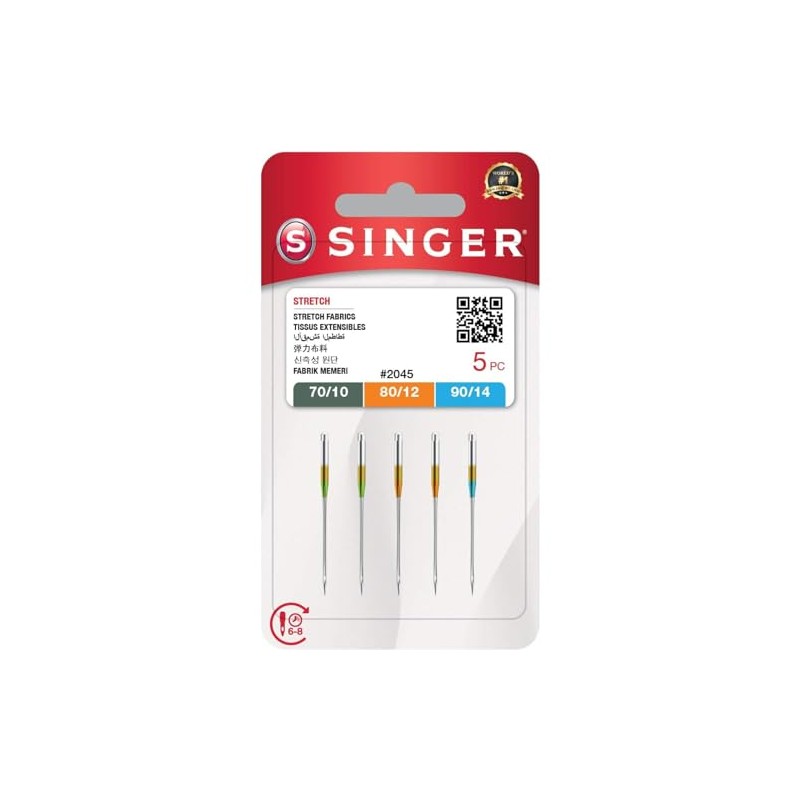 Singer N2045S91114M503 Jersey Needles