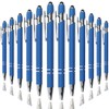 Oddmoal Ballpoint Pen with Stylus Tip, Soft Touch Click Metal
